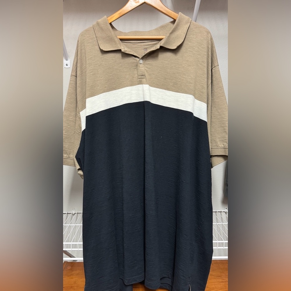 DXL harbor bay Big & Tall size 5XLT polo shirt EUC
I have MANY big & Tall pieces